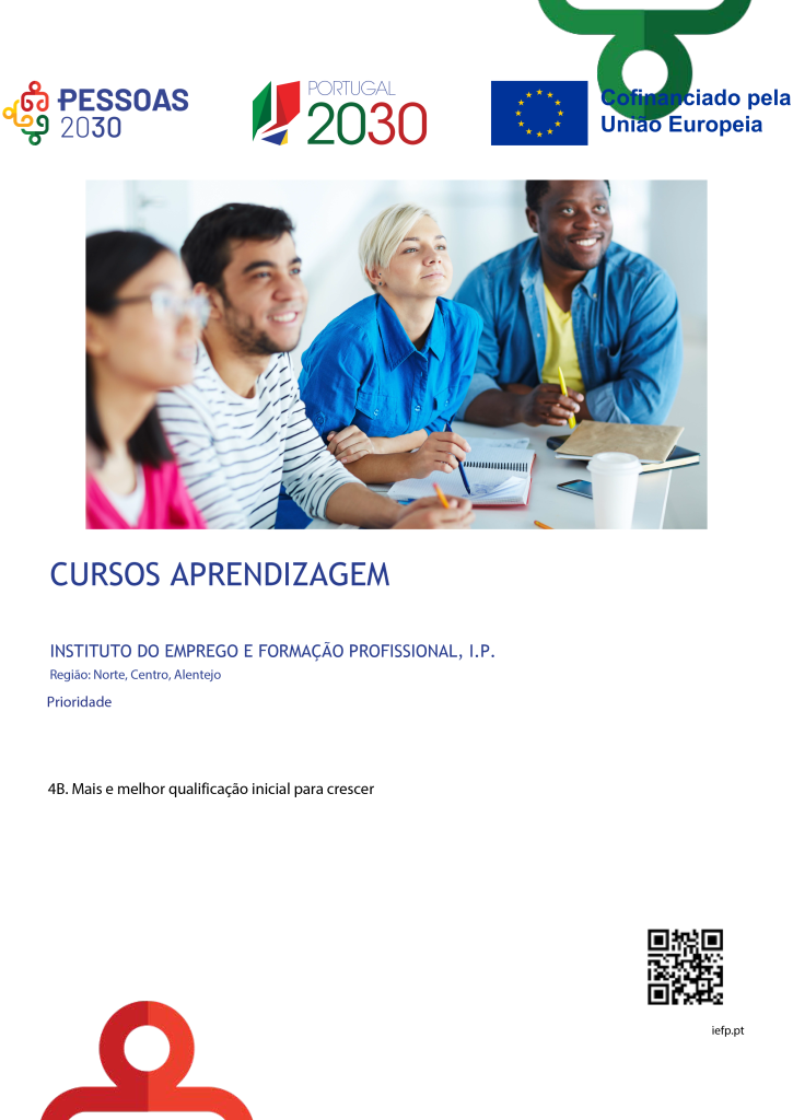Cartaz dos Cursos de Aprendizagem IEFP 2025/2026